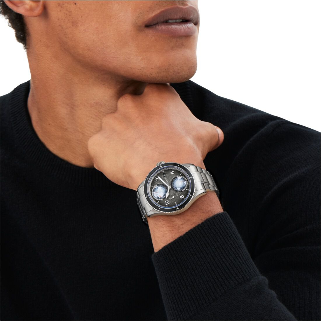 Montblanc 1858 Geosphere 0 Oxygen The 8000 Automatic 42 mm Titanium Maison Birks